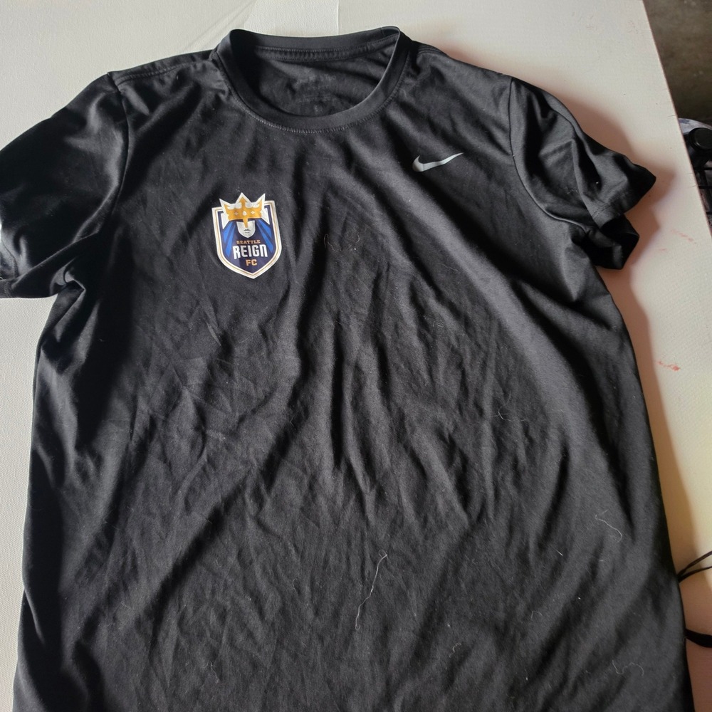Nike Seattle Reign FC Womens Soccer Training Shirt Black NWSL Small